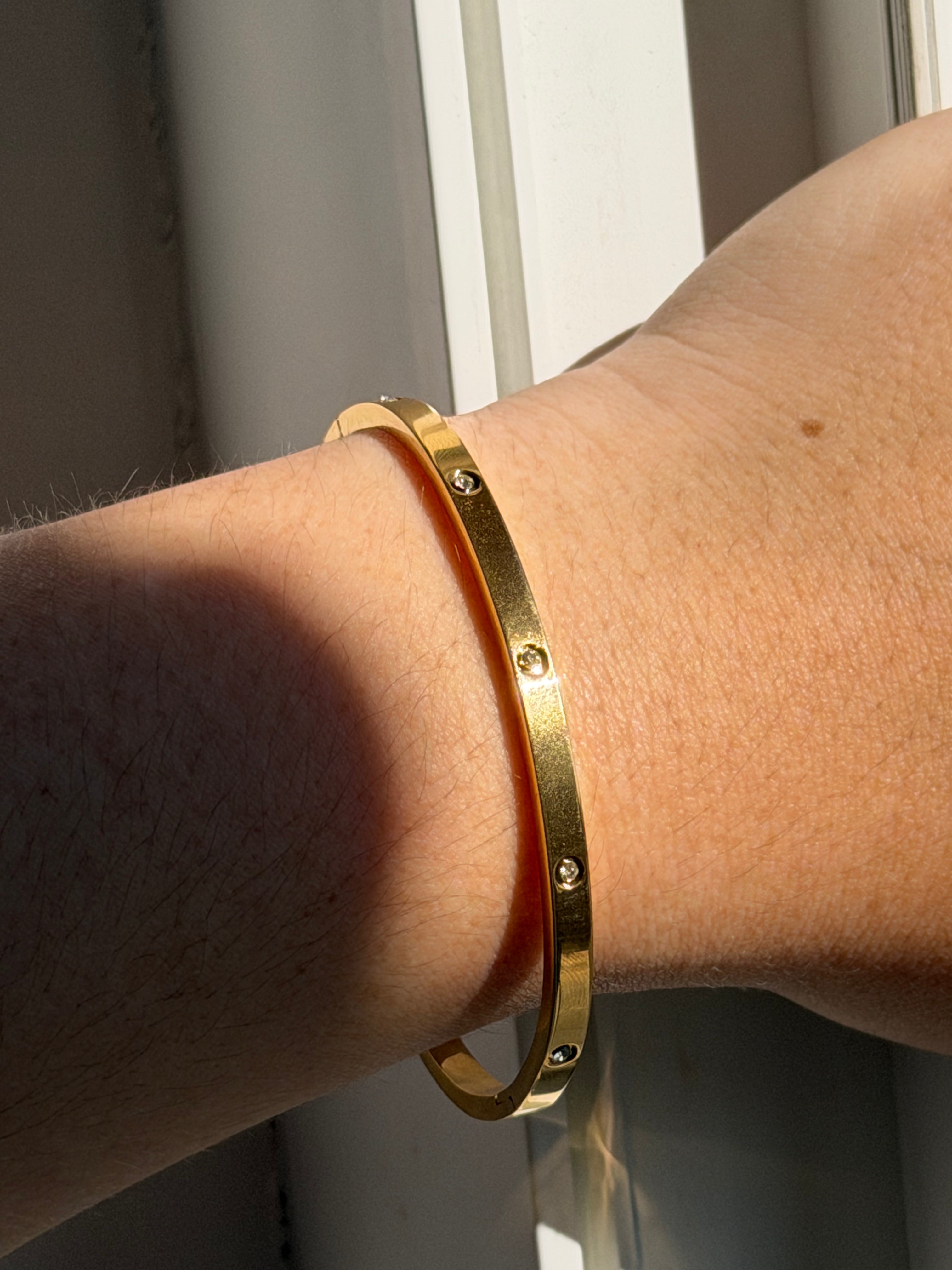 Bracelet Jonc Kamila – Acier Inoxydable