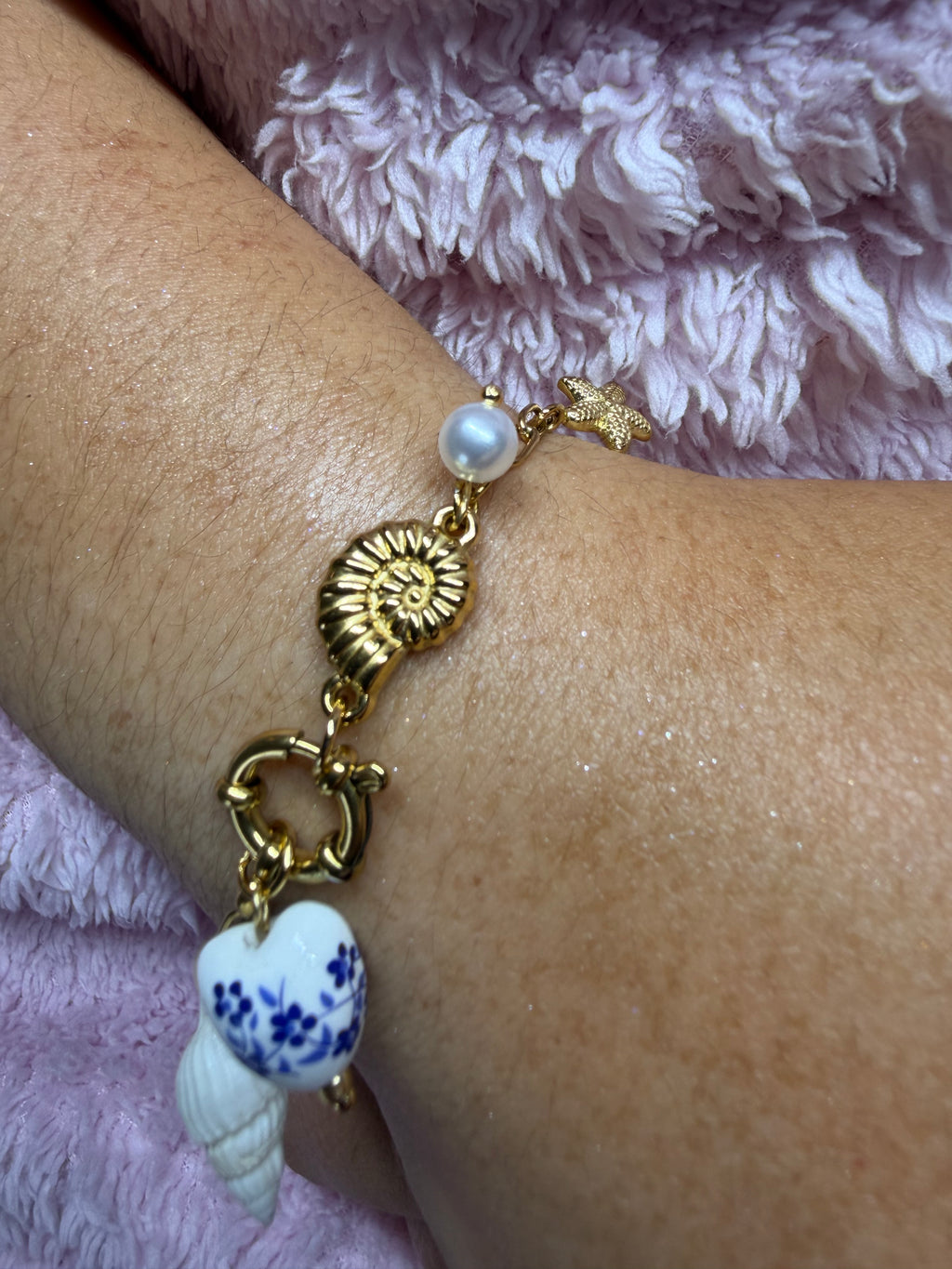 Bracelet Coeur Azur