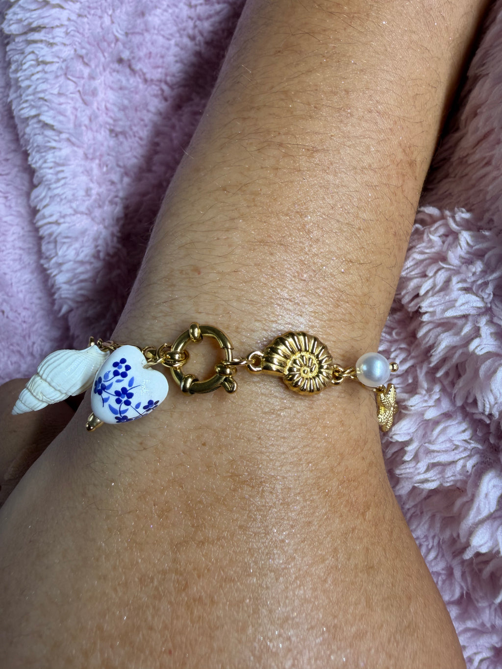 Bracelet Coeur Azur
