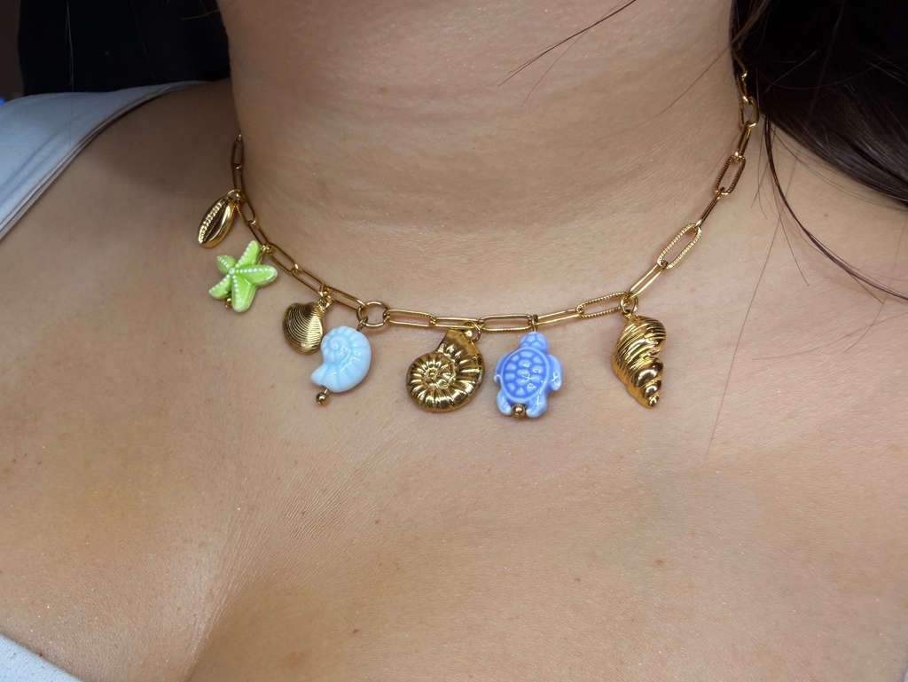 Halskette Sunny Vibes Ocean Charms